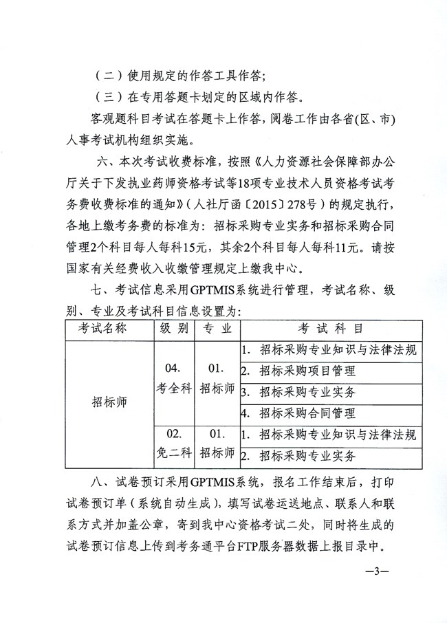 2015招標(biāo)師考試