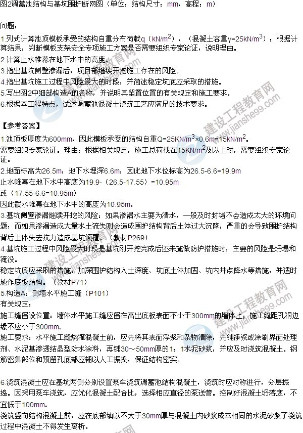 老師解析:2016年二建《市政管理》試題及答案(案例)