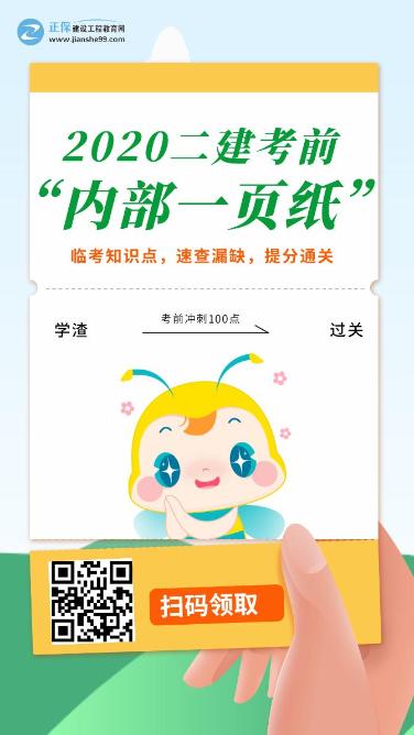 今年的二建有救了！預測一頁紙沖刺100點，緊急提升！