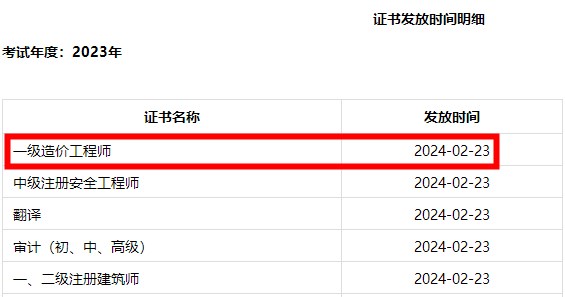 一造證書(shū)領(lǐng)取時(shí)間