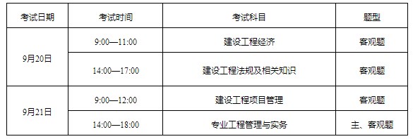 考試科目時(shí)間安排 考試科目時(shí)間安排